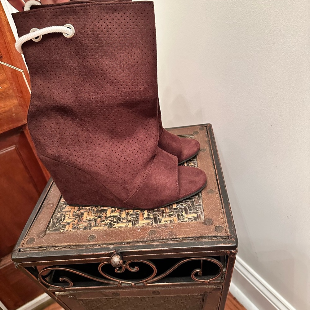 Open toe booties!